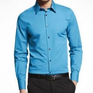 Express Fitted Dress Shirt
